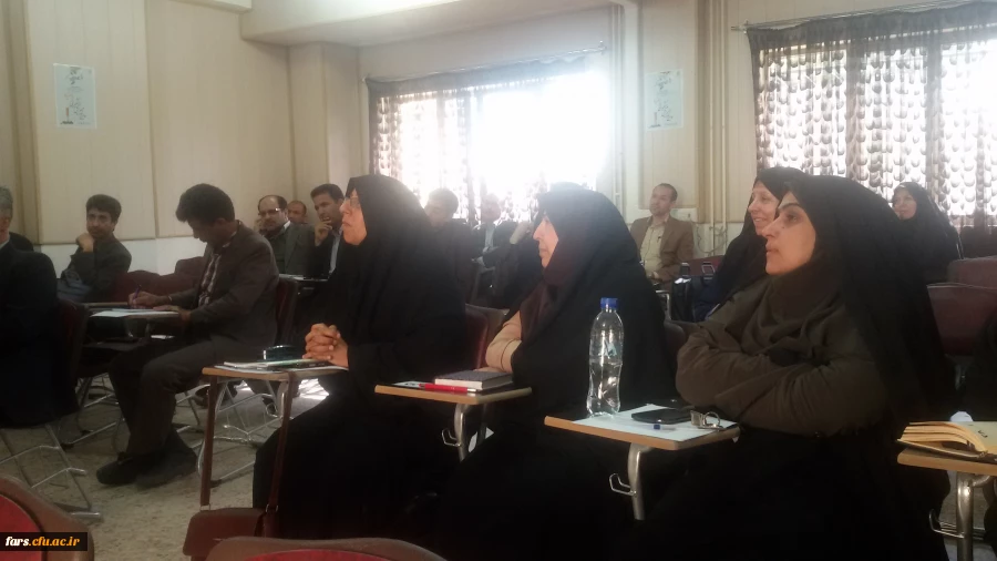 دوره آموزشی ضمن خدمت مدیریت کلاس های چندپایه روز چهارشنبه30 دی ماه در پردیس شهید باهنر فارس برگزار گردید 2