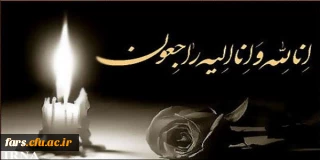 عرض تسلیت خدمت استاد گرانقدر جناب آقای دکتر عباس اناری نژاد