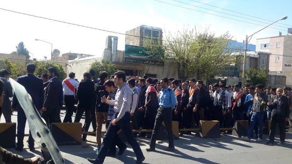 مراسم تشییع و خاکسپاری پیکر پاک دو شهید گمنام در دانشگاه فرهنگیان فارس پردیس شهید باهنر خواهران 3