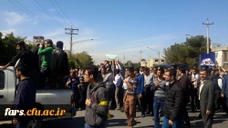 مراسم تشییع و خاکسپاری پیکر پاک دو شهید گمنام در دانشگاه فرهنگیان فارس پردیس شهید باهنر خواهران 5