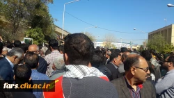 مراسم تشییع و خاکسپاری پیکر پاک دو شهید گمنام در دانشگاه فرهنگیان فارس پردیس شهید باهنر خواهران 8