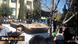 مراسم تشییع و خاکسپاری پیکر پاک دو شهید گمنام در دانشگاه فرهنگیان فارس پردیس شهید باهنر خواهران 10