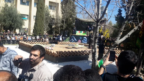 مراسم تشییع و خاکسپاری پیکر پاک دو شهید گمنام در دانشگاه فرهنگیان فارس پردیس شهید باهنر خواهران 10