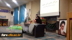 برگزاری مراسم اربعین لاله های پرپر شده گمنام دفن شده در پردیس شهید باهنر دانشگاه فرهنگیان فارس 3