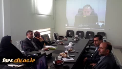 جلسه ویدیو کنفرانس مسئولین حراست  پردیسها و مراکز دانشگاه فرهنگیان فارس و کل کشور با هیات رئیسه دانشگاه فرهنگیان برگزار گردید 4