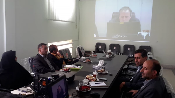 جلسه ویدیو کنفرانس مسئولین حراست  پردیسها و مراکز دانشگاه فرهنگیان فارس و کل کشور با هیات رئیسه دانشگاه فرهنگیان برگزار گردید 4