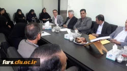 اولین جلسه هم اندیشی مدیریت پردیس های استانی دانشگاه فرهنگیان فارس جناب آقای دکتر صحراگرد با اعضاء هیات علمی این دانشگاه برگزار گردید 4