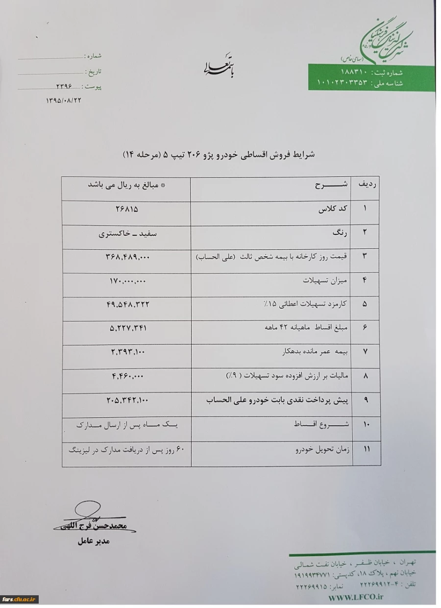اعطای تسهیلات خرید خودرو 3