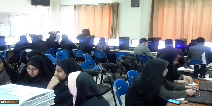 دوره آموزشی نرم افزار spread sheets و کاربرد آن در گزارش های سازمانی ویژه کارمندان و پرسنل دانشگاه فرهنگیان فارس برگزار گردید 2