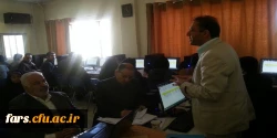 دوره آموزشی بالندگی گروه دوم نرم افزار spread sheets  پیشرفته ، ویژه کارمندان دانشگاه فرهنگیان فارس تشکیل گردید. 2