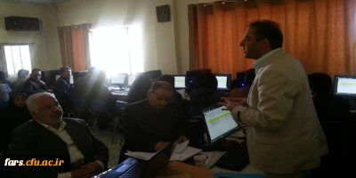 دوره آموزشی بالندگی گروه دوم نرم افزار spread sheets  پیشرفته ، ویژه کارمندان دانشگاه فرهنگیان فارس تشکیل گردید.
