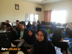 دوره آموزشی بالندگی گروه دوم نرم افزار spread sheets  پیشرفته ، ویژه کارمندان دانشگاه فرهنگیان فارس تشکیل گردید. 3