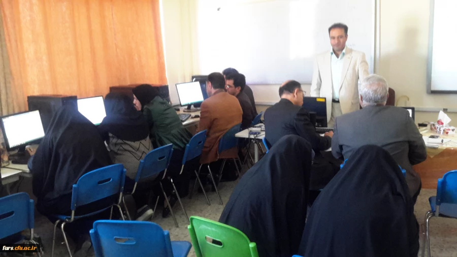 دوره آموزشی بالندگی گروه دوم نرم افزار spread sheets  پیشرفته ، ویژه کارمندان دانشگاه فرهنگیان فارس تشکیل گردید. 7