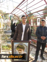 تجدید میثاق همکاران و استادان دانشگاه فرهنگیان فارس با شهدا به مناسبت سالروز ورود امام به میهن اسلامی 7