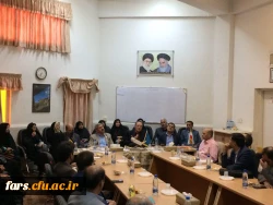 نشست صمیمی دکتر مهر محمدی با اساتید دانشگاه فرهنگیان استان فارس 6