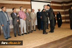 مراسم تودیع و معارفه سرپرست پردیس شهید رجایی شیراز برگزار شد. 4