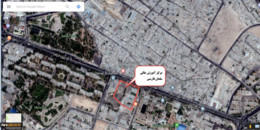 آدرس مکان برگزاری