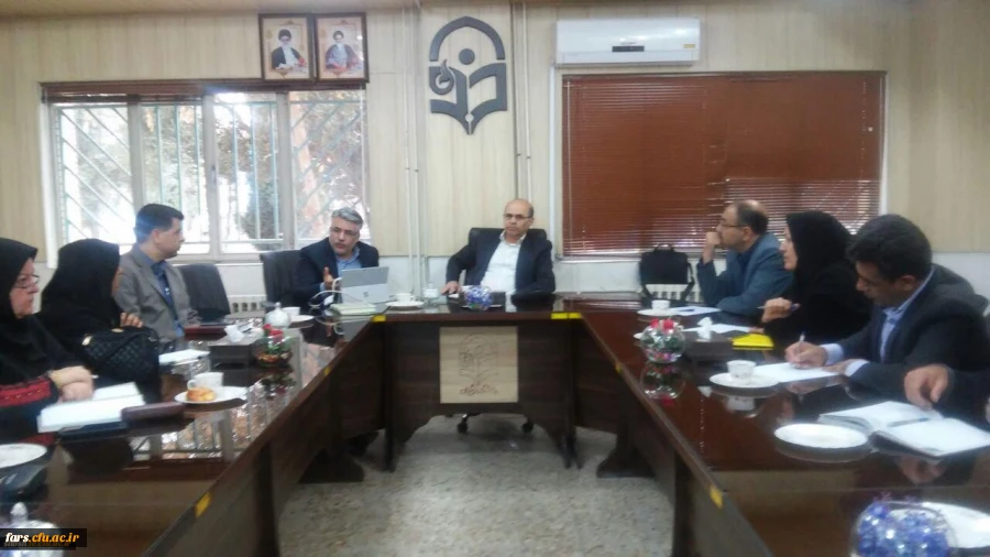 جلسه ارزیابی و تضمین کیفیت دانشگاه فرهنگیان با حضور دکتر ابراهیمی در پردیس شهید باهنر شیراز برگزار شد 2