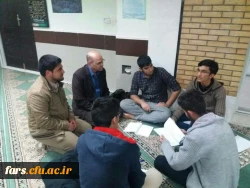 حضور سرپرست محترم دانشگاه فرهنگیان فارس در بین اندیشه جویان طرح بینش مطهر واحد  آموزش عالی سلمان فارسی شیراز 2