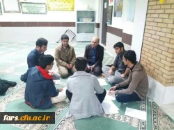 حضور سرپرست محترم دانشگاه فرهنگیان فارس در بین اندیشه جویان طرح بینش مطهر واحد  آموزش عالی سلمان فارسی شیراز 5