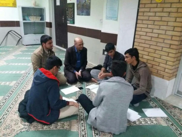 حضور سرپرست محترم دانشگاه فرهنگیان فارس در بین اندیشه جویان طرح بینش مطهر واحد  آموزش عالی سلمان فارسی شیراز 7