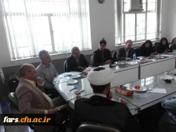 تشکیل جلسه شورای عالی امر به معروف و نهی از منکر دانشگاه فرهنگیان فارس 3