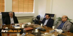 جلسه جناب آقای دکتر صحراگرد و دکتر خاکی با استاندار فارس 2