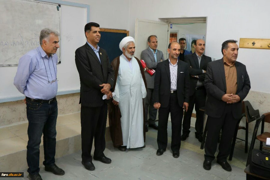 حضور جناب آقای دکتر نجفی؛ مدیر کل آموزش و پرورش استان فارس در پردیس شهیدرجایی دانشگاه فرهنگیان 7