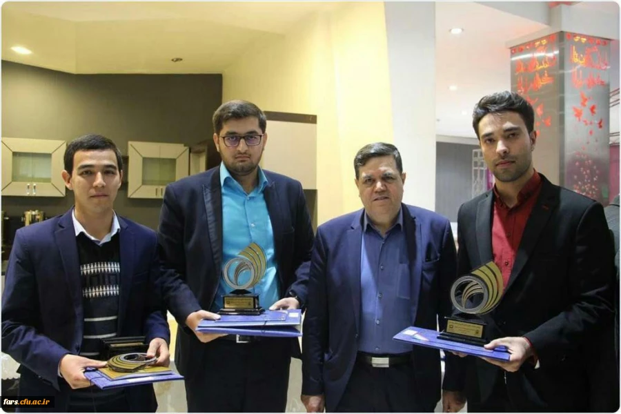 عرض تبریک خدمت دانشجوی عزیز جناب آقای احسان کشت ورز  2