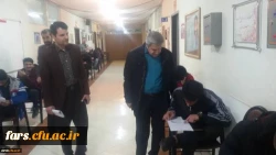 حضور جناب اقای دکتر رحیمی در استان فارس و بازدید از حوزه های امتحانی دانشگاه فرهنگیان فارس 2