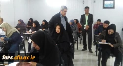 حضور جناب اقای دکتر رحیمی در استان فارس و بازدید از حوزه های امتحانی دانشگاه فرهنگیان فارس 4