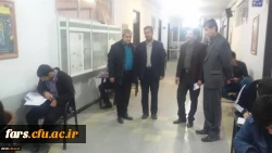 حضور جناب اقای دکتر رحیمی در استان فارس و بازدید از حوزه های امتحانی دانشگاه فرهنگیان فارس 6