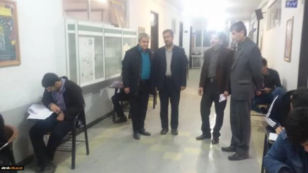 حضور جناب اقای دکتر رحیمی در استان فارس و بازدید از حوزه های امتحانی دانشگاه فرهنگیان فارس 6