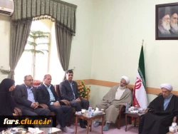 دیدار مسئولان دانشگاه فرهنگیان فارس با نماینده ولی فقیه در استان فارس و امام جمعه شیراز  7