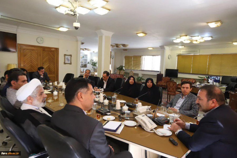جلسه شورای مدیریت دانشگاه فرهنگیان فارس با استانداری فارس  3