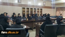 جلسه تقدیر و تشکر از مسئولان فناوری اطلاعات و هوشمند سازی دانشگاه فرهنگیان ( بمناسبت روز مهندس ) و همچنین دومین دوره آموزشی تولید محتوای الکترونیکی ویژه دانشجویان تشکیل گردید. 2