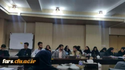 جلسه تقدیر و تشکر از مسئولان فناوری اطلاعات و هوشمند سازی دانشگاه فرهنگیان ( بمناسبت روز مهندس ) و همچنین دومین دوره آموزشی تولید محتوای الکترونیکی ویژه دانشجویان تشکیل گردید. 4