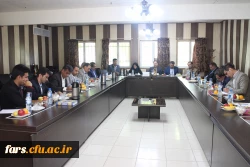 جلسه روسا ، مدیران کل و نمایندگا ن دستگاههای اجرایی استان فارس در دانشگاه فرهنگیان واحد آموزش عالی شهید مطهری برای بررسی و رفع مسائل و مشکلات این مرکز 5