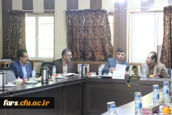 جلسه روسا ، مدیران کل و نمایندگا ن دستگاههای اجرایی استان فارس در دانشگاه فرهنگیان فارس واحد آموزش عالی شهید مطهری برای بررسی و رفع مسائل و مشکلات این مرکز 2