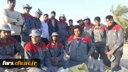 اعزام اردو جهادی دانشجو معلمان دانشگاه فرهنگیان استان فارس در مناطق آسیب دیده از قبیل:شوشتر،اهواز و  دارخوین 3