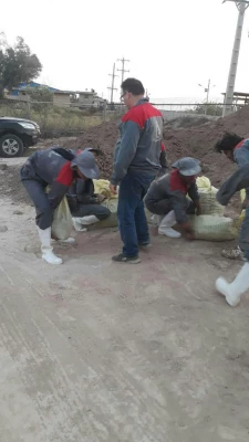 اعزام اردو جهادی دانشجو معلمان دانشگاه فرهنگیان استان فارس در مناطق آسیب دیده از قبیل:شوشتر،اهواز و  دارخوین 2