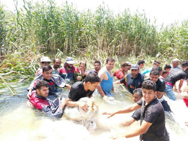 اعزام اردو جهادی دانشجو معلمان دانشگاه فرهنگیان استان فارس در مناطق آسیب دیده از قبیل:شوشتر،اهواز و  دارخوین 2