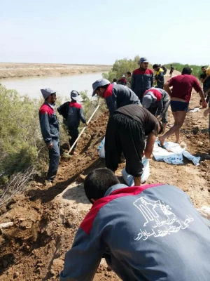 اعزام اردو جهادی دانشجو معلمان دانشگاه فرهنگیان استان فارس در مناطق آسیب دیده از قبیل:شوشتر،اهواز و  دارخوین 2
