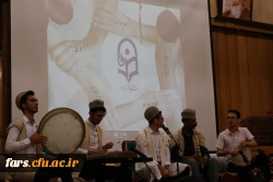 روز دوشنبه 9 اردیبهشت ماه 98 به مناسبت دهه سرآمدی  آموزش  همایش دانشجویی قومیت های دانشگاه فرهنگیان فارس با دعوت از نمایندگانی از سایر دستگاهها برگزار گردید 

 12