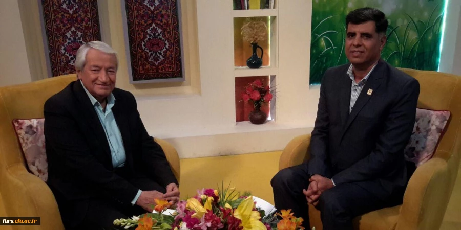 حضور جناب آقای دکتر انار نژاد مدیریت دانشکاه فرهنگیان فارس در برنامه نگاه روز صدا و سیمای مرکز استان فارس و معرفی این دانشگاه  2