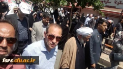 حضور پرسنل و دانشجویان دانشگاه فرهنگیان فارس در راهپیمایی روز جهانی قدس 6