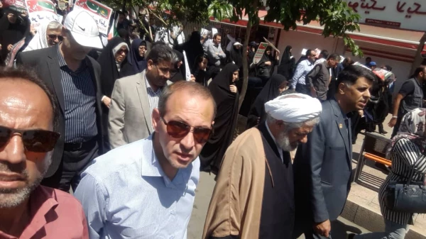 حضور پرسنل و دانشجویان دانشگاه فرهنگیان فارس در راهپیمایی روز جهانی قدس 6