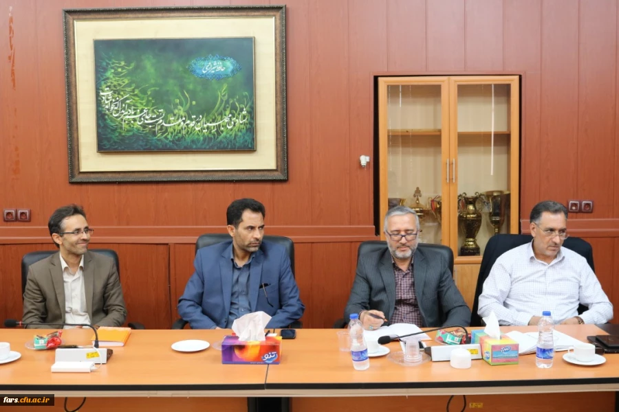 نشست مدیران دانشگاه فرهنگیان فارس با مسولان هسته گزینش آموزش و پرورش استان فارس 5