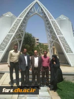 حضور جناب آقای دکتر افلاکی فر بر سر مزار شهدای گمنام و تجدید پیمان با شهیدان 4