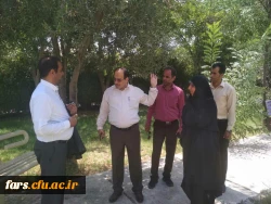 حضور جناب آقای دکتر افلاکی فر بر سر مزار شهدای گمنام و تجدید پیمان با شهیدان 5